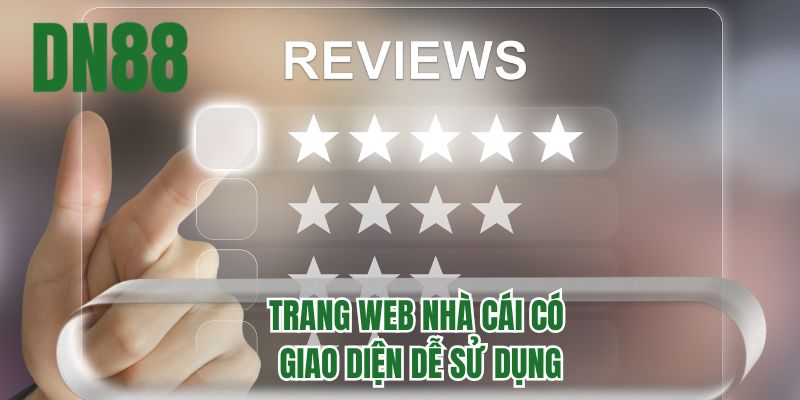 Trang web nhà cái có giao diện dễ sử dụng